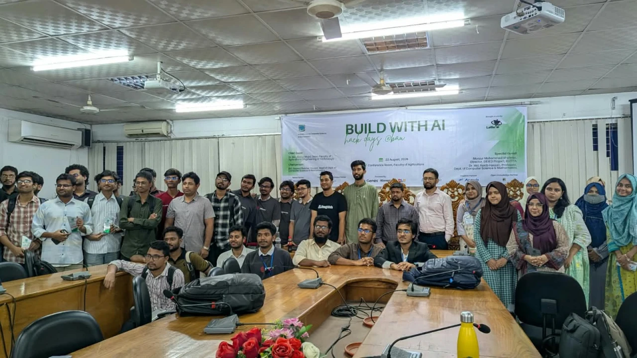 বাকৃবিতে প্রথমবারের মতো ‘বিল্ড উইথ এআই’ হ্যাকাথন, পুরস্কৃত পাঁচ দল