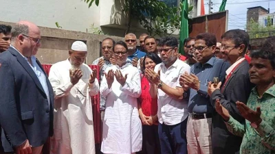 সিলেট রেড ক্রিসেন্টের ‘মডেল ব্রাঞ্চ ইনিশিয়েটিভস’-এর ভিত্তিপ্রস্তর স্থাপন