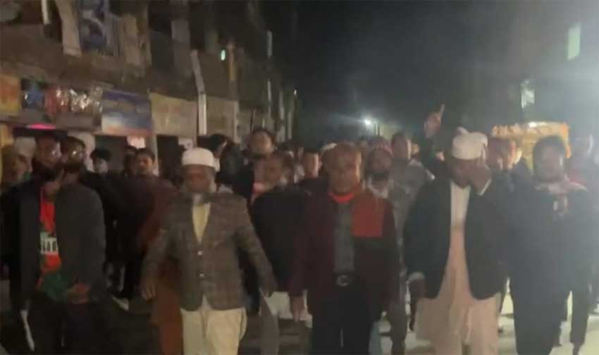 ওসমান হাদীর খুনীদের গ্রেফতারের দাবীতে টাঙ্গাইলে জামায়াতে ইসলামীর মিছিল