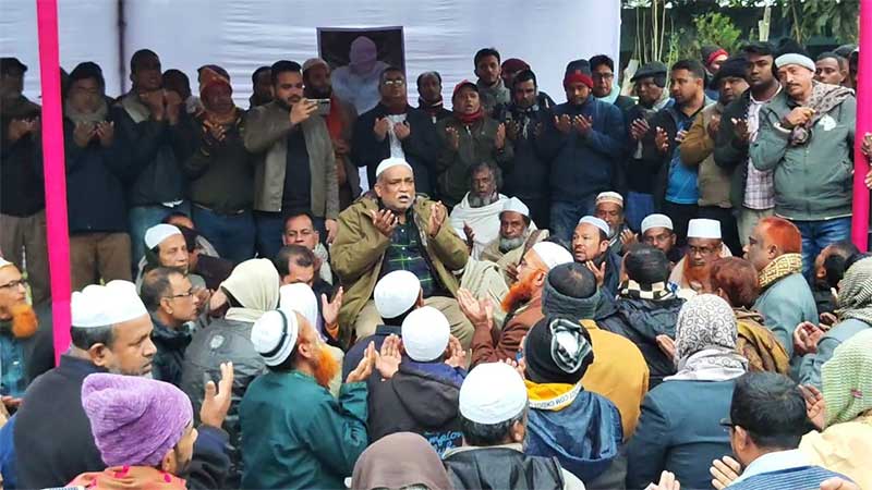 খালেদা জিয়ার মৃত্যুতে কিশোরগঞ্জে কুরআন খতম ও দোয়া মাহফিল