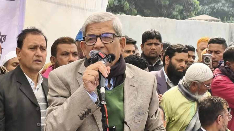 স্বাধীনতা বিরোধীদের হাতে দেশ নিরাপদ নয়: মির্জা ফখরুল