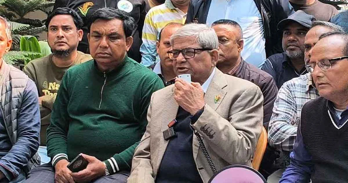 এবারের ইলেকশনে ইঞ্জিনিয়ারিংয়ের কোনো সুযোগ নেই: মির্জা ফখরুল