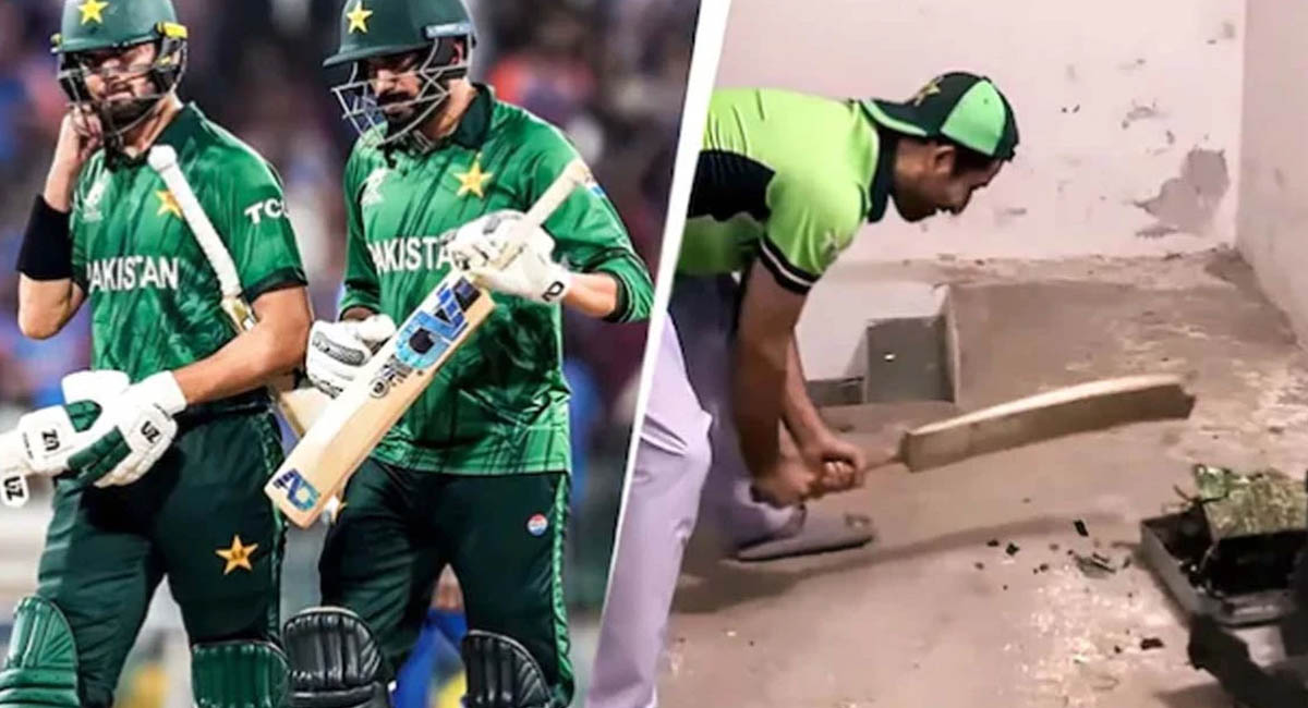 ভারতের কাছে হারার পর টিভি ভেঙে ফেললেন পাকিস্তানি সমর্থক