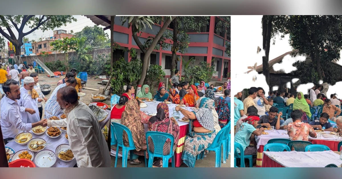 পহেলা বৈশাখে এরশাদ নগরে বর্ণাঢ্য সাংস্কৃতিক অনুষ্ঠান ও পান্তা ভোজ