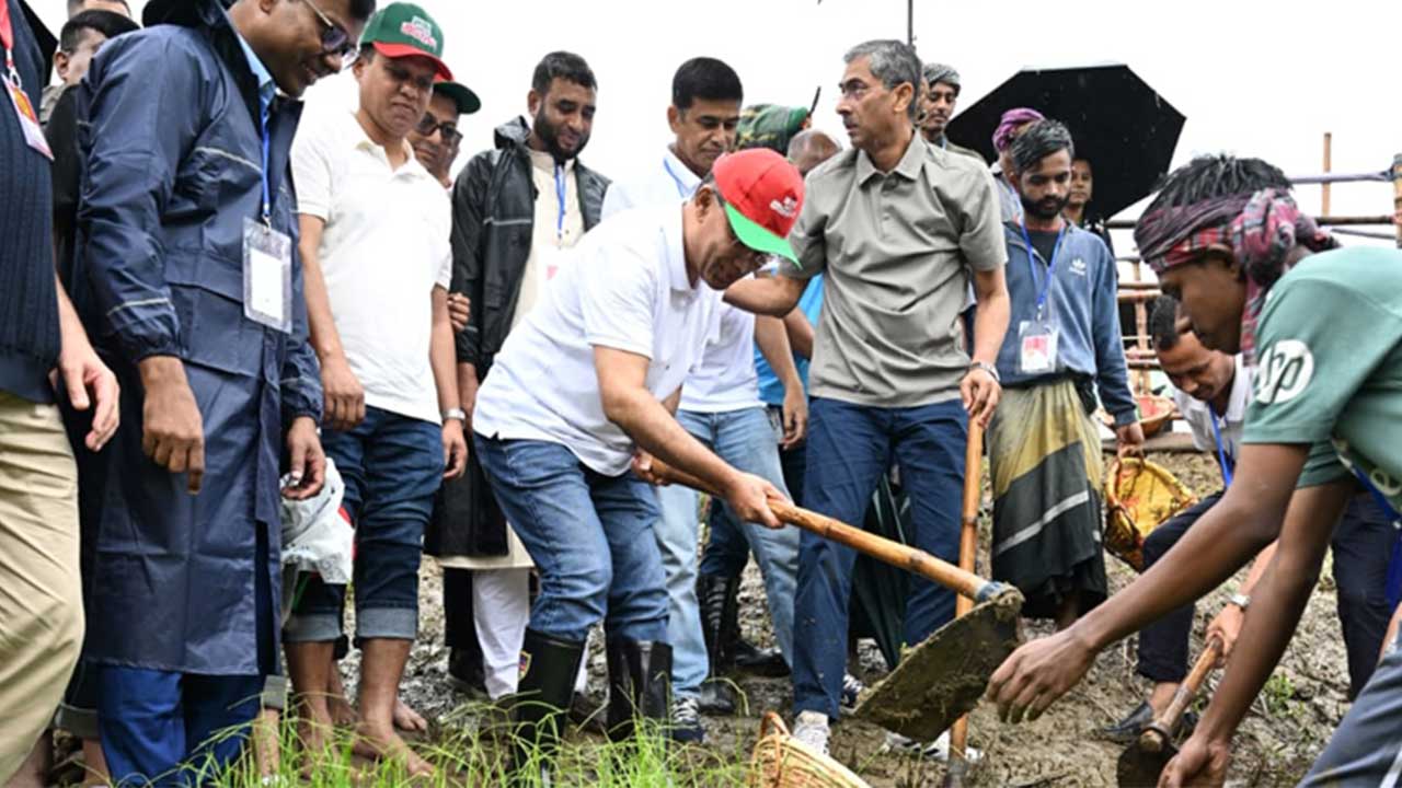 সিলেটের বাঁশিয়া খাল পুনঃখননের কাজ উদ্বোধন করলেন প্রধানমন্ত্রী