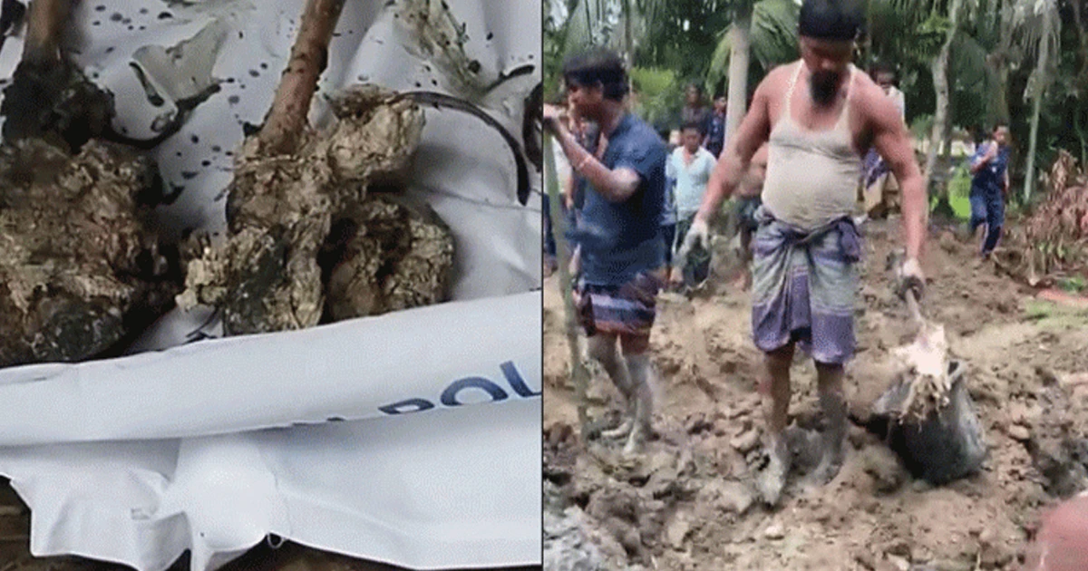 দুই বছর পর পুকুর খুঁড়ে মা-ছেলের কঙ্কাল উদ্ধার, গ্রেপ্তার ৩