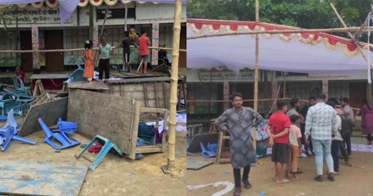 রূপগঞ্জে এনসিপির ফল উৎসব মঞ্চে হামলা ও ভাঙচুর, আহত ১০
