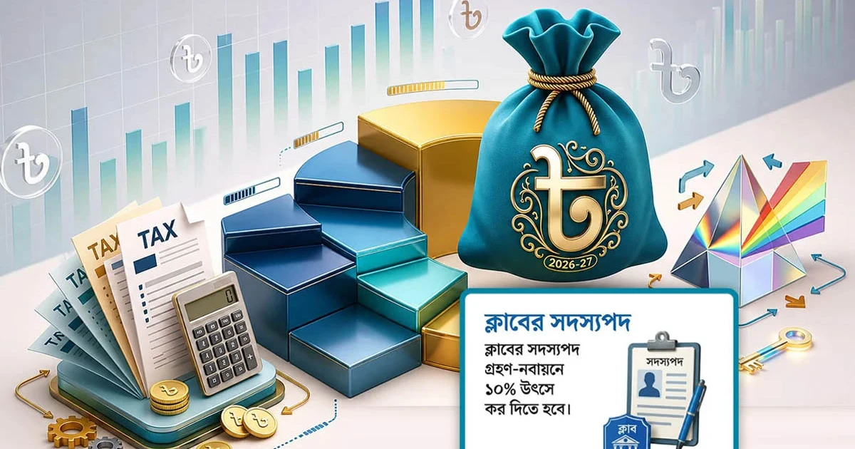 ঢাকার অভিজাত ক্লাবের সদস্যরা করের আওতায়