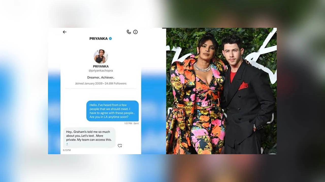 প্রিয়াঙ্কা-নিকের প্রথম বার্তার স্ক্রিনশট প্রকাশ, প্রেমের শুরুটা এভাবে