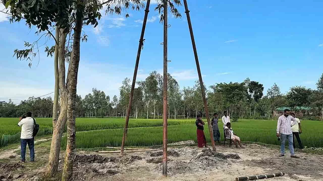 অনুমোদন ছাড়াই গভীর নলকূপের বরিং স্থাপনের অভিযোগ