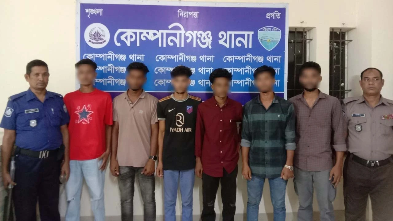 নোয়াখালীতে কিশোর গ্যাংবিরোধী অভিযানে আটক ১৪৫