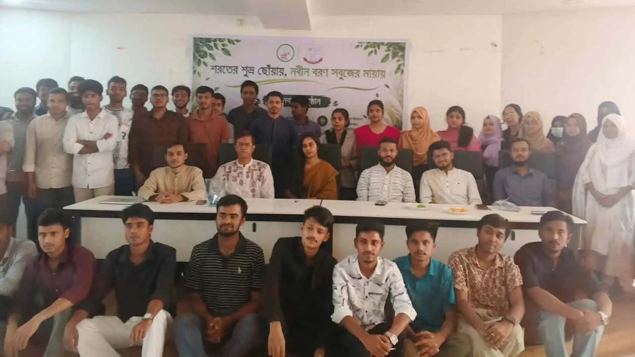 সবুজ পৃথিবী গড়ার প্রত্যয়ে জবিতে গ্রীন ভয়েসের নবীনবরণ