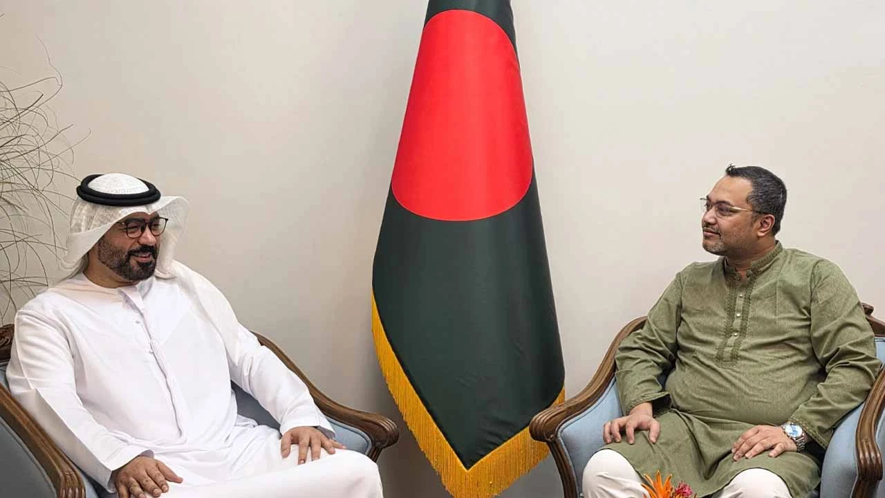 আরব আমিরাতে কর্মসংস্থানের সম্ভাবনা নিয়ে মাহদী আমিন-রাষ্ট্রদূতের বৈঠক