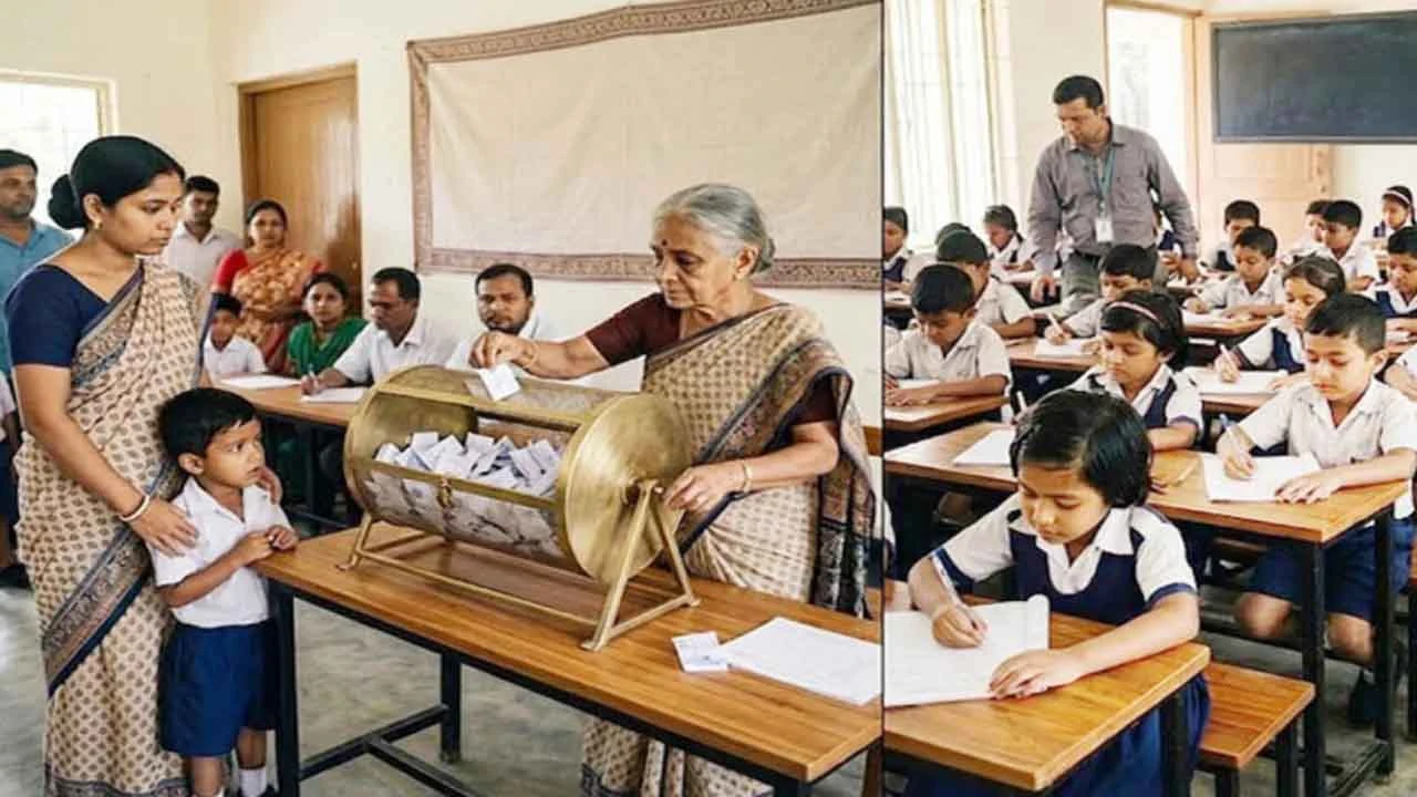প্রথম শ্রেণিতে ভর্তি লটারিতে, দ্বিতীয় শ্রেণি থেকে পরীক্ষা
