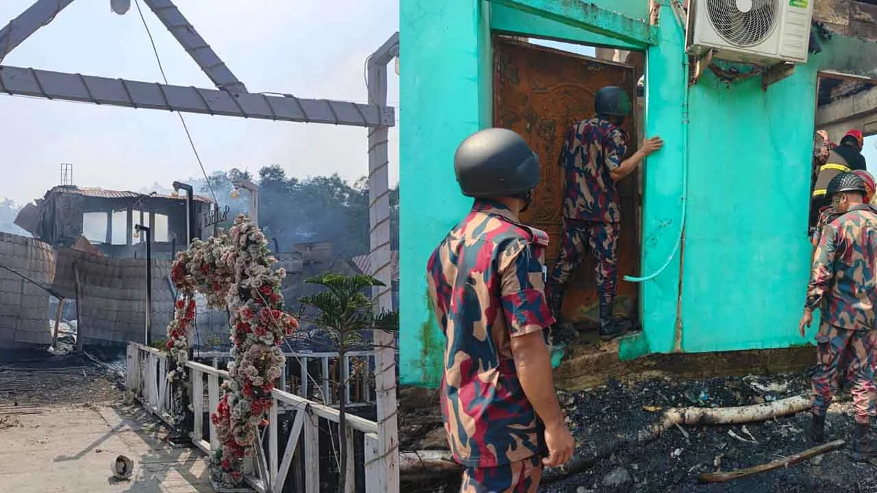 কক্সবাজারে টুপটুপ রিসোর্টে ভয়াবহ আগুন, নিহত ১০