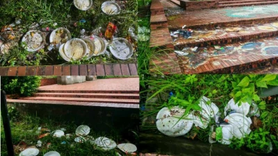 অবহেলায় কুবির কেন্দ্রীয় শহীদ মিনার, নষ্ট হচ্ছে সৌন্দর্য ও মর্যাদা