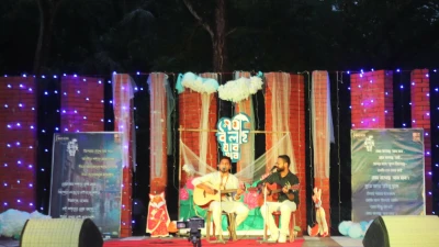 শ্রাবণ বিদায়ে বাকৃবিতে টিম উৎসবের ‘মেঘ বলছে যাব যাব’