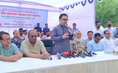 সিলেটে সুরমার তীর প্রতিরক্ষা কাজের উদ্বোধন করলেন বানিজ্যমন্ত্রী