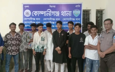 নোয়াখালীতে কিশোর গ্যাংবিরোধী অভিযানে আটক ১৭০