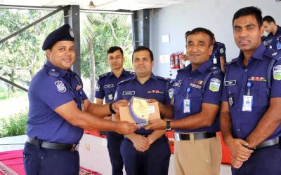 যোগদানের প্রথম মাসেই জেলার শ্রেষ্ঠ ওসি ঈশ্বরগঞ্জ থানার সাজ্জাদ রোমন
