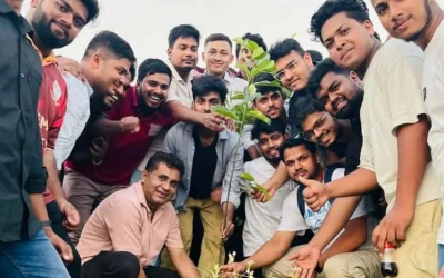 জবির দ্বিতীয় ক্যাম্পাসে সবুজায়নে ম্যানেজমেন্ট বিভাগের বৃক্ষরোপণ