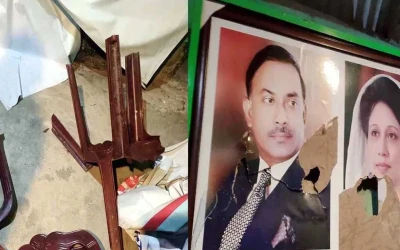 রংপুরে বিএনপি কার্যালয়ে ভাঙচুর, আহত ৩
