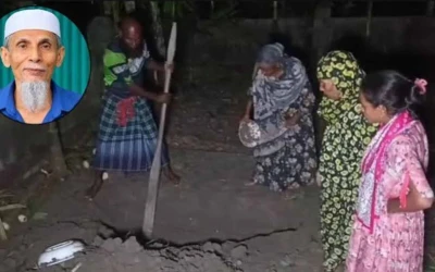 মধ্যরাতে সাঈদীর মামলার বাদীর দাফন, কবর খুঁড়লেন মেয়ে-বোন