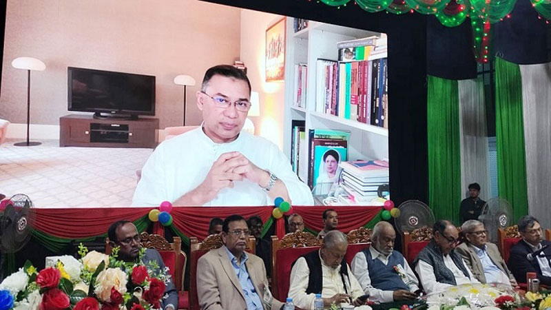 হাদিকে গুলির ঘটনা নির্বাচনে বিঘ্ন সৃষ্টির ষড়যন্ত্রের অংশ: তারেক রহমান