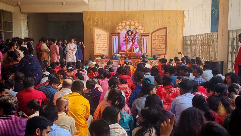 নানা আয়োজনে বুটেক্সে সরস্বতী পূজা উদযাপন