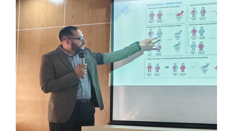 গোপালগঞ্জ বিজ্ঞান ও প্রযুক্তি বিশ্ববিদ্যালয়ে বিনামূল্যে থ্যালাসেমিয়া স্ক্রীনিং এর সুযোগ পেল শতাধিক শিক্ষার্থী