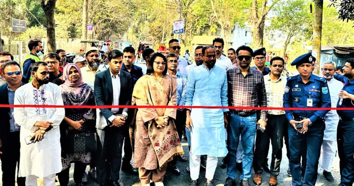 টাঙ্গাইলের দীর্ঘ প্রতীক্ষিত আমতলা-বৈল্যা সড়কের উদ্বোধন