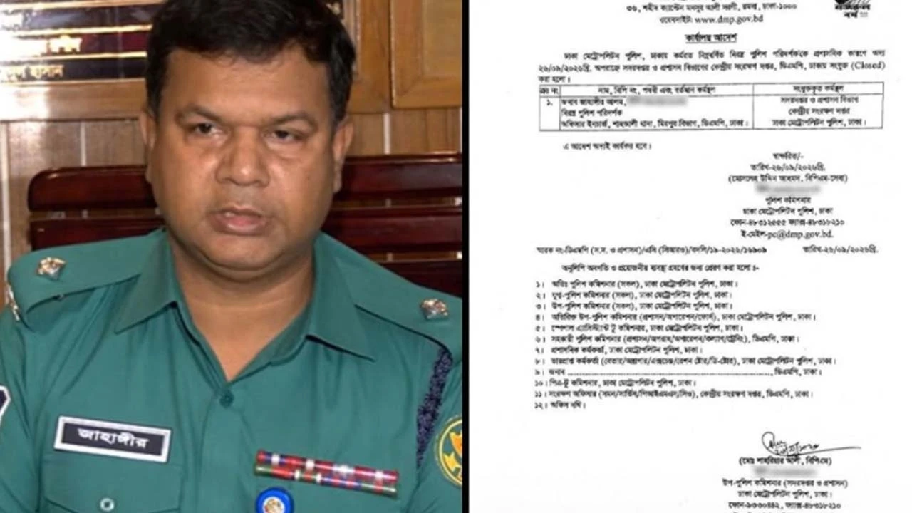 স্বাস্থ্যকেন্দ্রে হামলা: শাহ আলী থানার ওসিকে প্রত্যাহার