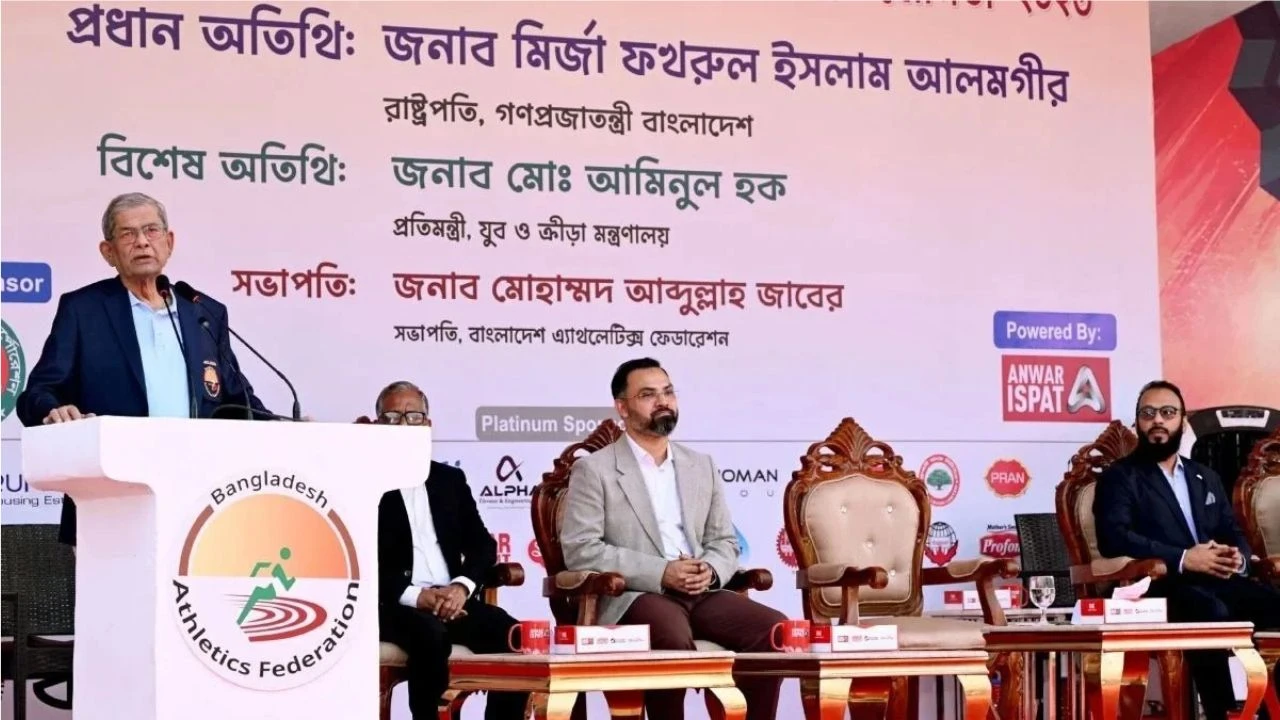তরুণ প্রজন্মকে মাদকাসক্তি থেকে রক্ষা করতে খেলাধুলার বিকল্প নেই: রাষ্ট্রপতি