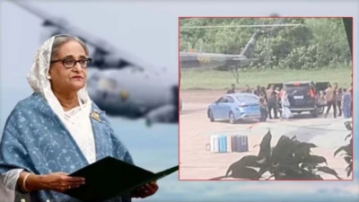 হাসিনাকে সেদিন ভারতে পৌঁছে দেন যারা, প্রকাশ্যে এলো নতুন তথ্য