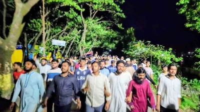 নোবিপ্রবিতে শিক্ষা মন্ত্রণালয় কর্তৃক এনটিআরসিএ বিষয়ক সিদ্ধান্তে বিক্ষোভ সমাবেশ