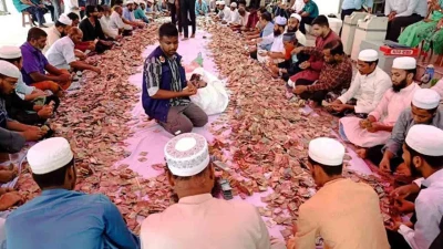 শাহজালাল মাজারের দানবক্সে এবার ৭১ লাখ টাকা