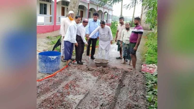 জাজিরা বিশ্ববিদ্যালয় কলেজে উন্নয়নের বিপ্লব: এগিয়ে চলছে সীমানা প্রাচীর নির্মাণ