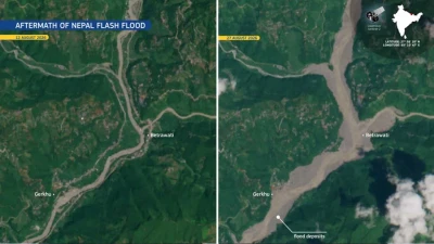 চীন-নেপাল সীমান্তে বিপজ্জনক হ্রদ, ফের বন্যার শঙ্কা