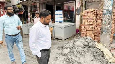 ভাণ্ডারিয়ায় সড়ক দখল করে বালু ফেলা, ভ্রাম্যমাণ আদালতে ৫১ হাজার টাকা জরিমানা