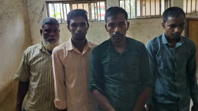 নোয়াখালীতে ডাকাতির প্রস্তুতিকালে গ্রেপ্তার ৬