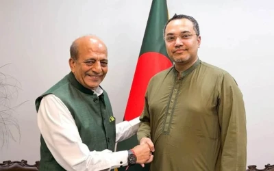 মাহদী আমিনের সঙ্গে দীনেশ ত্রিবেদীর বৈঠক