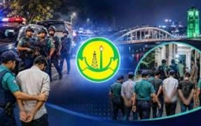 সিলেটে পুলিশের খাঁচায় ছাত্রলীগের ২০ নেতাকর্মী