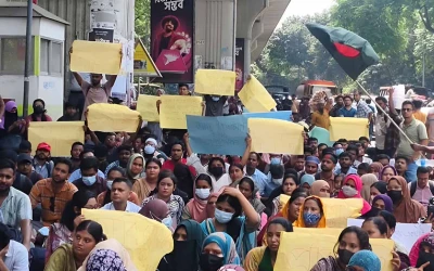 শাহবাগে অবস্থান নিলেন প্রাথমিকের নিয়োগবঞ্চিতরা