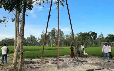 অনুমোদন ছাড়াই গভীর নলকূপের বরিং স্থাপনের অভিযোগ