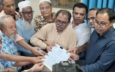 ঠাকুরগাঁও-১ উপনির্বাচনে মির্জা ফয়সল আমিনের মনোনয়নপত্র দাখিল