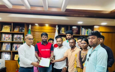 ডেঙ্গু প্রতিরোধ ও পরিচ্ছন্নতা কর্মসূচির দাবিতে উপাচার্য বরাবর  ইবি ছাত্রদলের স্মারকলিপি