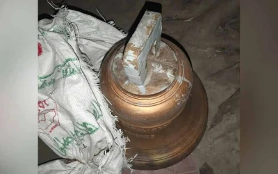 গির্জা থেকে চুরি হওয়া ৭০ কেজির পিতলের ঘণ্টা উদ্ধার