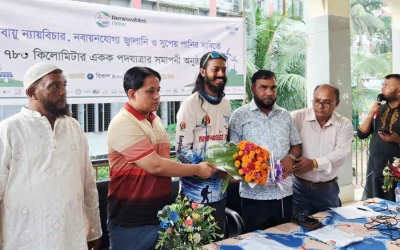 ‎সাতক্ষীরা থেকে পায়ে হেঁটে টেকনাফে আসা টনির সমাপনী অনুষ্ঠান