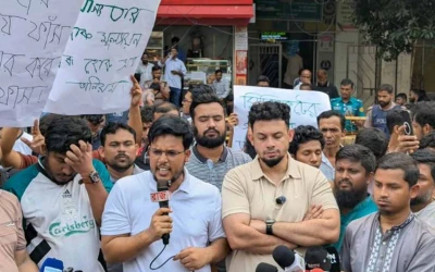 ‎প্রতিমন্ত্রীর পদত্যাগ দাবিতে যুব উন্নয়ন অধিদপ্তর ঘেরাও যুবশক্তির