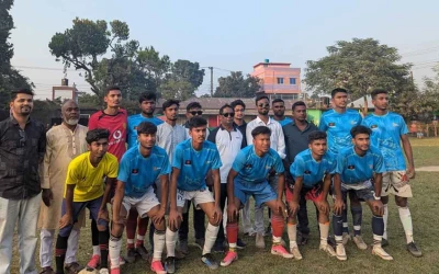 মরহুম আরাফাত রহমান কোকোর স্মরণে ফুটবল টুর্নামেন্টের উদ্বোধন